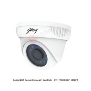 Godrej 2MP Dome Camera In-built Mic – STE-FD20IR3.6P-1080PA