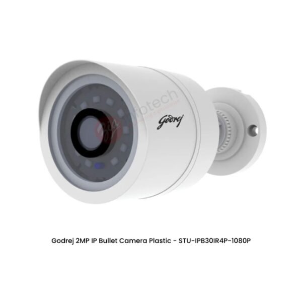 Godrej 2MP IP Bullet Camera Plastic - STU-IPB30IR4P-1080P