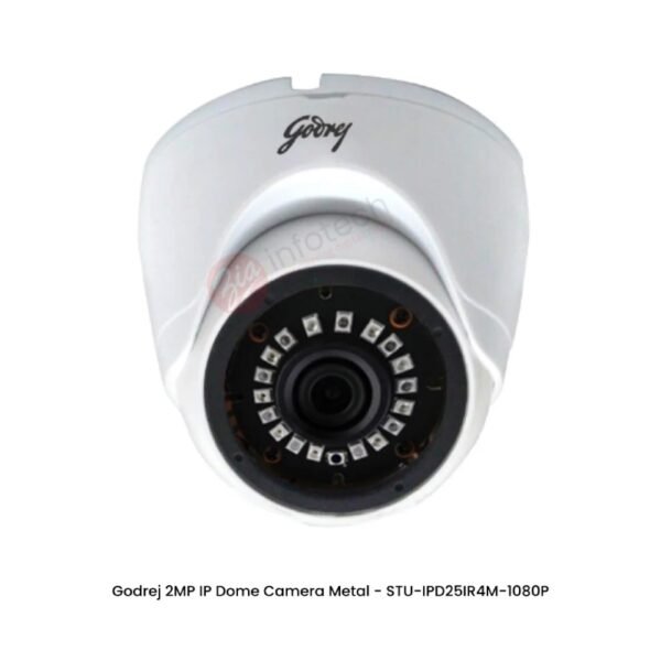 Godrej 2MP IP Dome Camera Metal – STU-IPD25IR4M-1080P