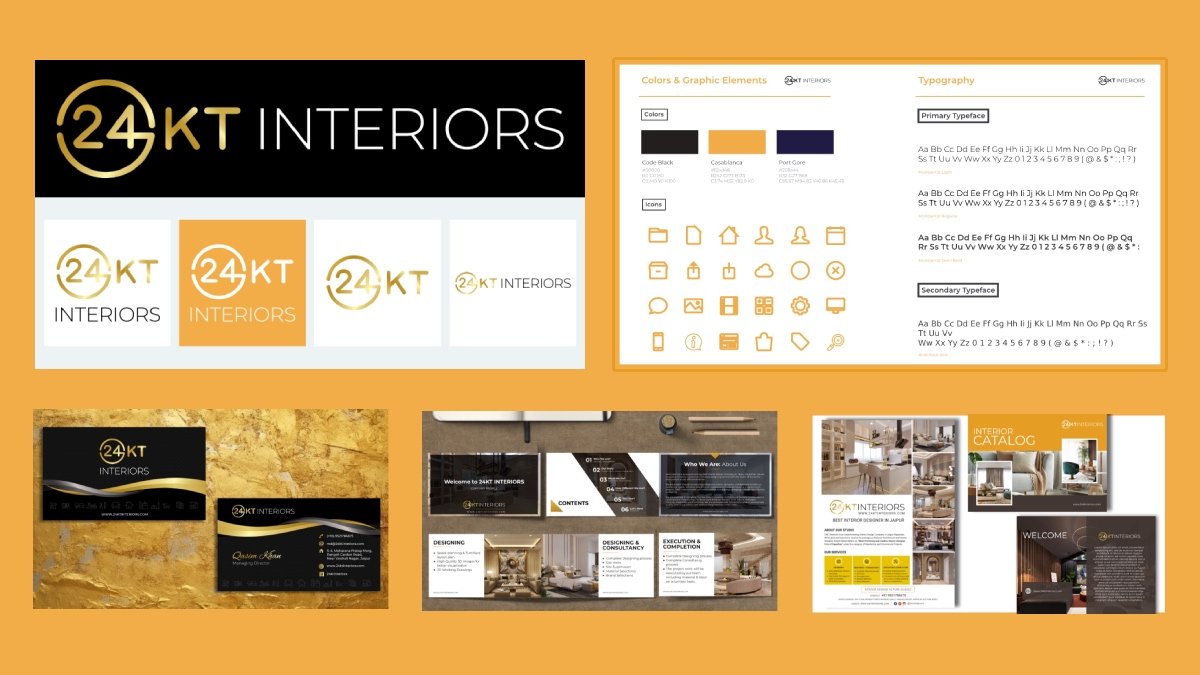 Corporate Branding Case Study - 24KT Interiors